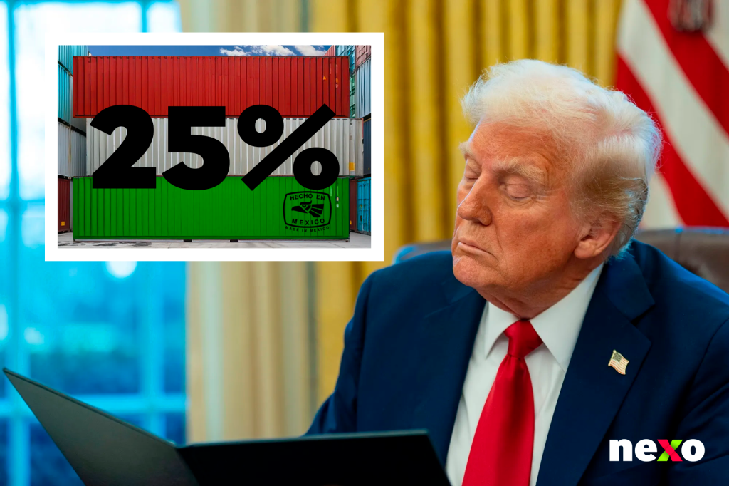 Trump insiste en imponer aranceles del 25% a&nbsp;México.